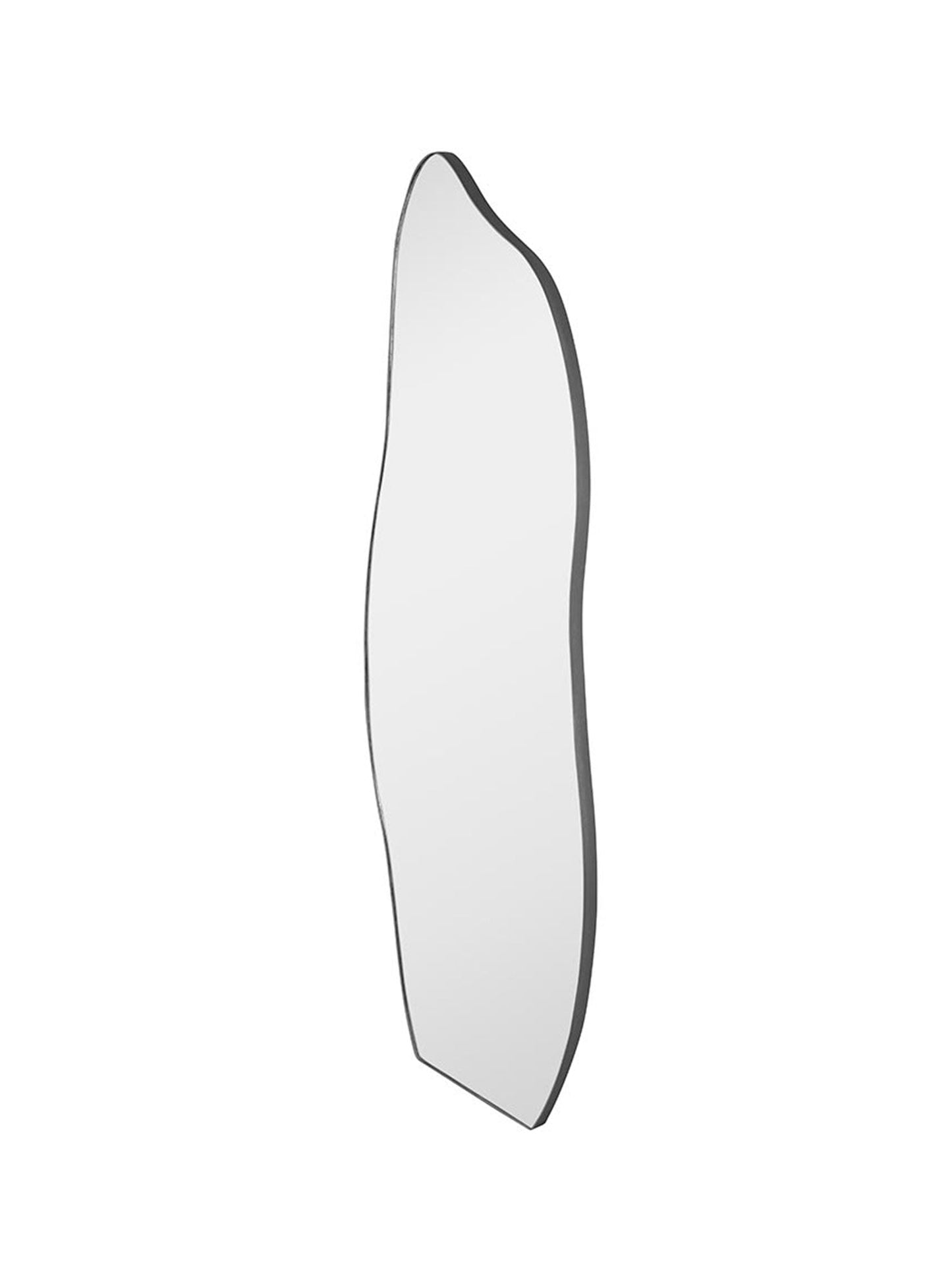 Großer organischer Dekospiegel – Flamme – Ganzkörperansicht – 70 x 170 cm – Ausverkauf